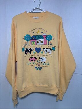 Vintage Cottagecore Gopher Sport Cozy Farmhouse Graphic Crewneck Sweatshirt